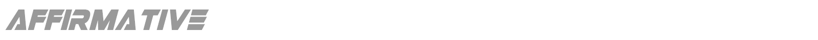 Affirmative font preview